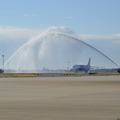 MARIKO JET初フライト到着（成田空港、10月27日）