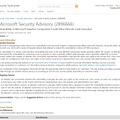 この脆弱性について説明したページ「Microsoft Security Advisory (2896666)」