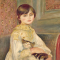 ピエール=オーギュスト・ルノワール≪ジュリー・マネの肖像、あるいは猫を抱く子ども≫　1887年　オルセー美術館