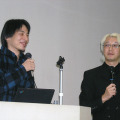 「国際ニコニコ映画祭」について語る西村博之と手塚眞