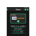 凸版印刷が開発した「Orico Mobile Visa payWave」専用UIアプリ画面（C）Orient Corp.