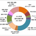 2013年度 国内消費市場の市場規模