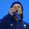 ソチ冬季パラリンピック、アルペンスキー男子回転座位、鈴木猛史選手　(c) Getty Images