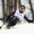 ソチ冬季パラリンピック、アルペンスキー男子回転座位、狩野亮選手　(c) Getty Images