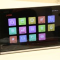 タブレットのホーム画面（Xperia Tablet Z）