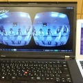 「乃木坂46」の教育系コンテンツの打ち上げシーンをデモ映像として流していた。ファン垂涎のお宝映像かも!?