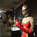 ギエロン星獣（向う）とウルトラセブン　「円谷英二 特撮の軌跡展」