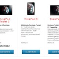 未発表のタブレット「ThinkPad 10」、レノボ・カナダ版が“フライング掲載” 画像