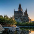 USJホグワーツ城　HARRY POTTER, characters, names and related indicia are trademarks of and (c) Warner Bros. Entertainment Inc. Harry Potter Publishing Rights (c) JKR.　　　(s14)　写真提供：ユニバーサル・スタジオ・ジャパン