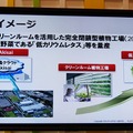 半導体の生産縮小で余剰設備となったクリーンルームを転用しており、工場全体が野菜生産に移行したわけではない。