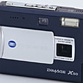コニカミノルタ、約0.5秒で起動する500万画素薄型デジカメ「DiMAGE X50」 画像