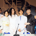 村上虹郎＆吉永淳＆松田美由紀＆村上淳＆渡辺真起子＆河瀬直美（監督）／『2つ目の窓』 in 第67回カンヌ国際映画祭／(C) Getty Images