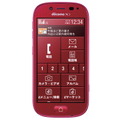 「らくらくスマートフォン3 F-06F」レッドモデル