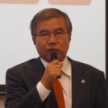 ゴルフ市場活性化委員会（GMAC） 委員長 馬場宏之氏。「本企画は、まさにゴルフを始めようという、若年層の活性化につながるものだ。いまゴルフ人口が減少しており、特に若年層の参加の減少が著しい。ゴルフの楽しさを知っていただき、業界を挙げて積極的に協力していきたい」