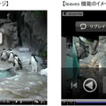 【左】リニューアルしたプレーヤーのイメージ　【右】leaves 機能のイメージ
