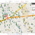 「Google防災マップ」公衆電話・特設公衆電話（東日本）のイメージ
