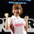 【TGS 2014】スマホゲームを遊んでプレイ動画を投稿！ タレントの鈴木奈々さんも参戦したCyberZブースレポート