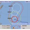 台風19号明日からの予想進路（気象庁ホームページより）