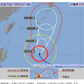 台風19号予想進路図（気象庁ホームページより）