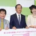 写真の真ん中、千趣会の田邊道夫社長