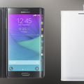 「GALAXY Note Edge」 向けフリップケース「EF-WN915Bシリーズ」はホワイトとチャーコールの2色を用意