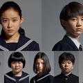 （左上より）藤野涼子＆板垣瑞生＆清水尋也＆富田望生＆石井杏奈＆前田航基＆望月歩／映画『ソロモンの偽証』