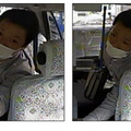 本来は運転手の動向を記録するための車内用ドライブレコーダーだが、後席の客の姿も捉えることもできる（画像は警視庁が公開しているタクシー強盗事件の被疑者画像）。