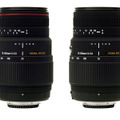 左から、「APO 70-300mm F4-5.6 DG MACRO」「70-300mm F4-5.6 DG MACRO」