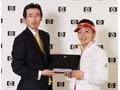 日本HP、女子プロゴルファーの有村智恵選手と所属契約 画像