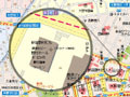 アルプス社、地図表現ツール「ALPSLAB 虫眼鏡」を公開〜複数の拡大図が同時表示可能 画像