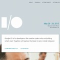 「Google I/O 2015」サイトトップページ