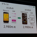 12日に発表された「VAIO Phone」