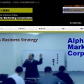 講師の新井一聡氏が代表を務める「Alpha Marketing Corporation」のトップページ