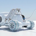 水を使わずに消火する未来の消防車「Habot-mini」 画像