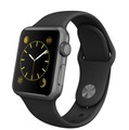 Apple Watch Sport Edition 38mm スペースグレイアルミニウムケース／ブラックスポーツバンド