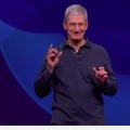 登場したAppleのティム・クックCEO（ライブ配信のキャプチャ）