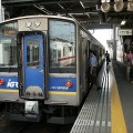 IGRと青い森鉄道は7月から来春まで共同フリー切符を発売。指定された期間中の連続する2日間に限り、両社の鉄道路線が自由に乗り降りできる。写真はIGRの普通列車。