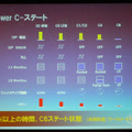 省電力の C6ステートではほとんどの部分がオフになり、消費電力を低く抑える。