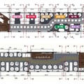 特急『花嫁のれん』で使用するキハ48形改造車の車内図。