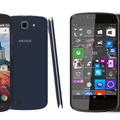 筐体・仕様は共通でAndroid 5.1.1搭載の「Archos 50e Helium」（左）とWindows 10搭載の「Archos 50 Cesium」