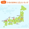 au、合格祈願神社 人気ランキング第調査