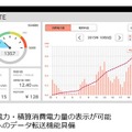 スマートメーターのデータ表示機能