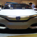 世界初公開となるホンダ外部給電器「Power Exporter 9000」と新型FCVコンセプトカー「Honda FCV CONCEPT」（CEATEC JAPAN 2015／幕張メッセ／10月7～10日）