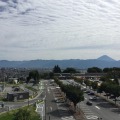 双葉SA 展望台からは富士山が見える