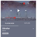 「YouTube Music」アプリ画面