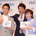 男子テニス・錦織圭選手、松岡修造、女子卓球・石川佳純選手【写真：鶴見菜美子】