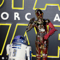 日本のファンから人気を集めた「C-3PO」（右）と「R2D2」（左）(C)Getty Images