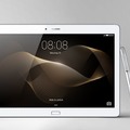 高音用スピーカー2個と低音用スピーカー2個の合計4個のスピーカーを搭載する「MediaPad M2 10.0」