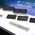 GMSブースに展示されていた遠隔制御デバイス「MCCS（Mobility-Cloud Connecting System）」（写真奥）及び24hセンシングデバイス「MCSS mini」（写真手前）（撮影：防犯システム取材班）