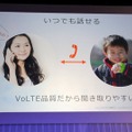 VoLTE品質で通話できることで、いつでも繋がれる安心感を提供する